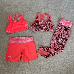 Under Armour Coral 4-Piece Activewear Set